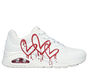 Skechers x JGoldcrown: Uno - Dripping In Love, WHITE / RED, large image number 0