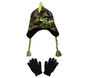Camouflage T-rex Hat and Glove Set, TEREPSZÍN, large image number 0