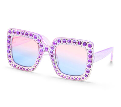 Square Rhinestone Sunglasses