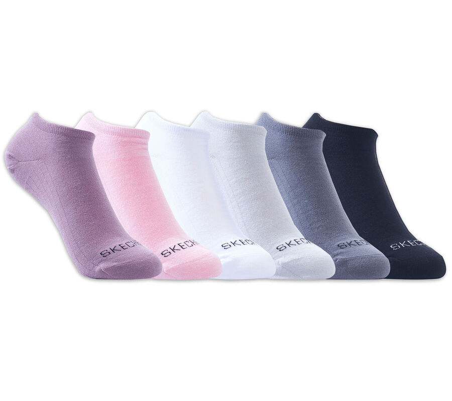 6 Pack Color Liner Socks, BARNA / MULTI, largeimage number 0