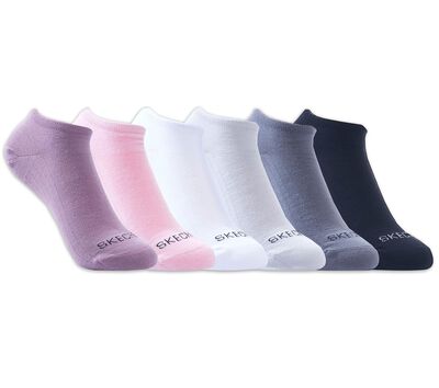 6 Pack Color Liner Socks