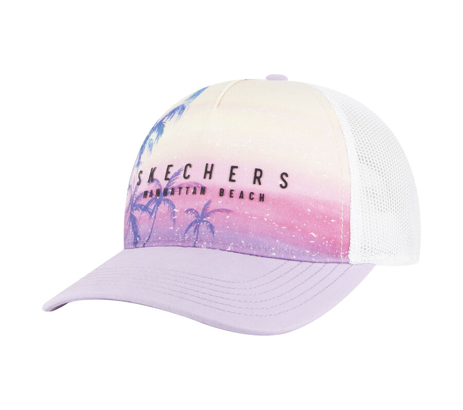 Skechers Palm City Trucker Hat, LEVENDULA, largeimage number 0