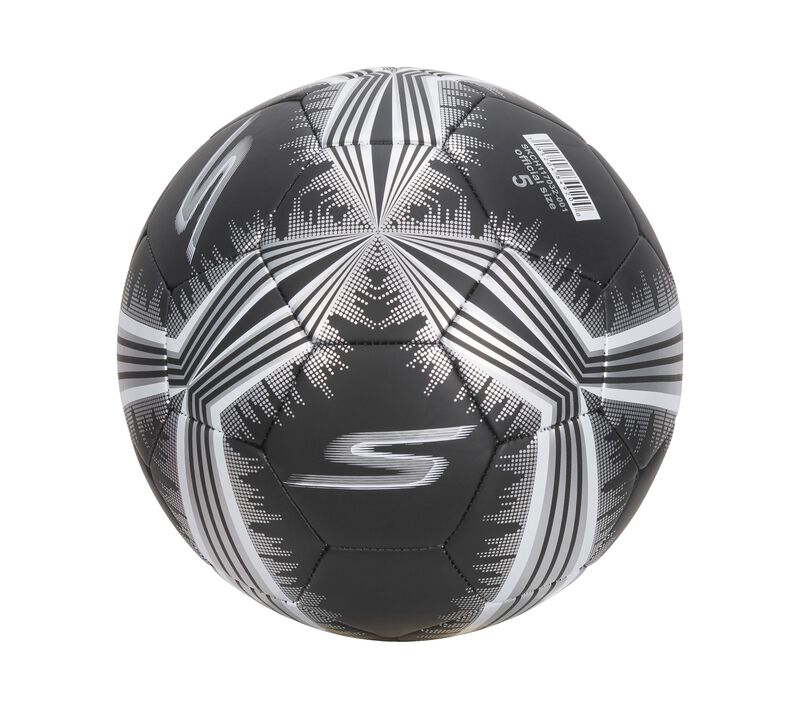 Hex Metallic Mini Stripe Size 5 Soccer Ball, FEKETE, largeimage number 0