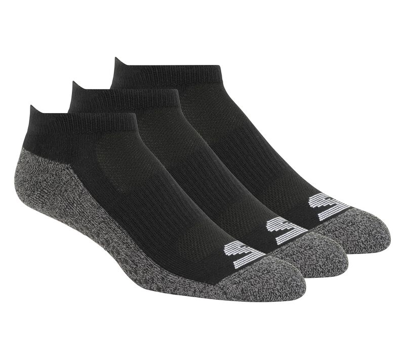 3 Pack Low Cut Grip Socks, FEKETE, largeimage number 0