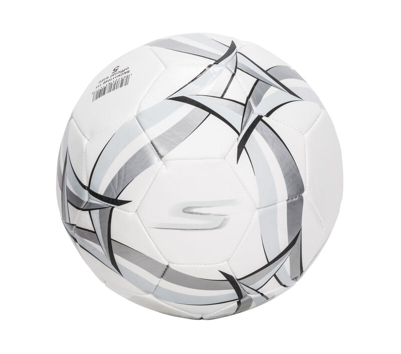 Hex Multi Wide Stripe Size 5 Soccer Ball, FEHÉR, largeimage number 0