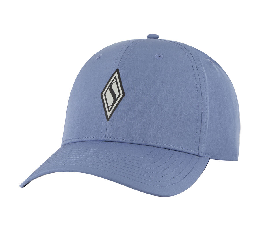 SKECHWEAVE Diamond Snapback Hat, KÉK / SZÜRKE, largeimage number 0