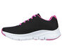 Skechers Arch Fit - Big Appeal, FEKETE / FUKSZIA, large image number 4