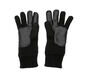 Contrast Knit Gloves - 1 Pair, FEKETE, large image number 0