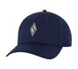 SKECHWEAVE Diamond Snapback Hat, SÖTÉTKÉK, large image number 0