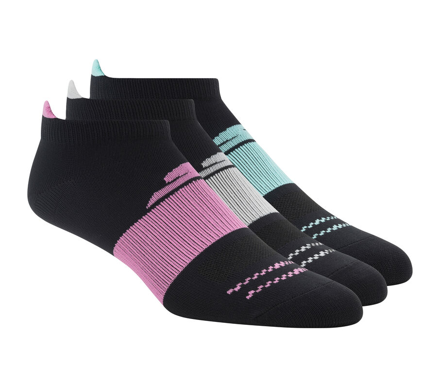 Low Cut Heel Tab Socks - 3 Pack, FEKETE, largeimage number 0
