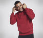 SKECH-SWEATS Incognito Hoodie, RED / RED, large image number 2