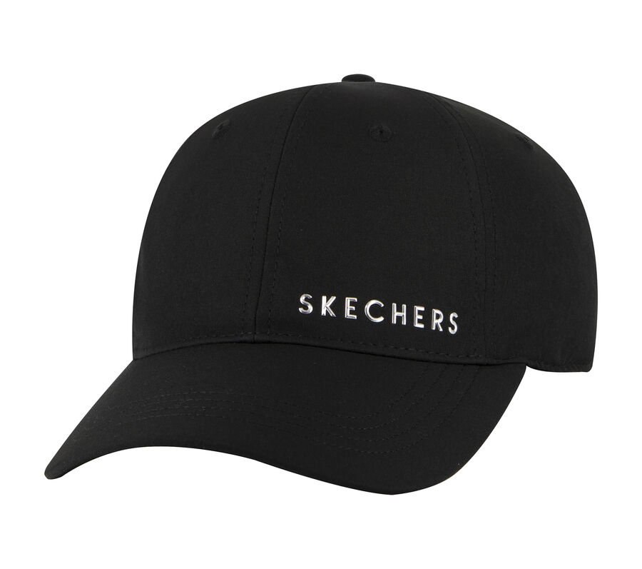 Skech-Shine Foil Baseball Hat, FEKETE, largeimage number 0