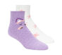 2 Pack Cat Cozy Crew Socks, LILA, large image number 0