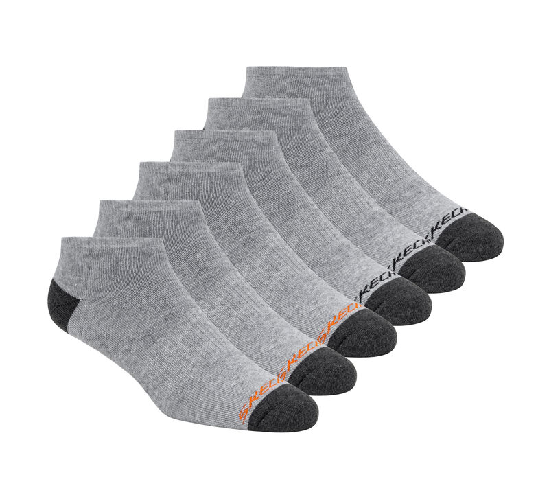 6 Pack Walking Low Cut Socks, SZÜRKE, largeimage number 0