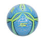 Hex Multi Mini Stripe Size 5 Soccer Ball, EZÜST / VILÁGOS KÉK, large image number 0