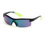 Matte Semi Wrap Sunglasses, FEKETE, large image number 0