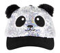 Skechers Sequin Panda Hat, EZÜST / FEKETE, large image number 2