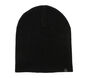 Merino Wool Beanie Hat, FEKETE, large image number 0